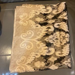 Kate Landry gold and black scarf/wrap